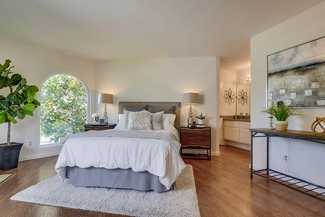 Master Bedroom with Fireplace