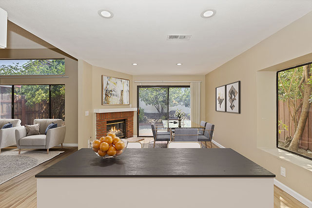 Family Dining with Fireplace - Gallery Preview