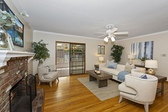 Family Room with Fireplace